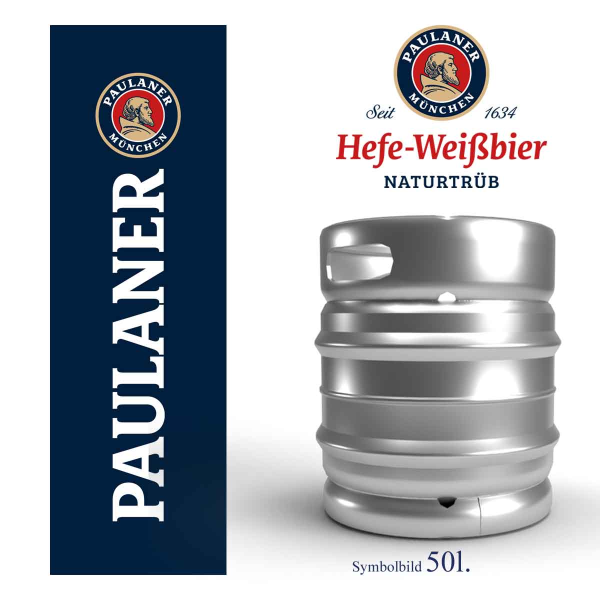 Paulaner Hefe Naturtrüb Fass