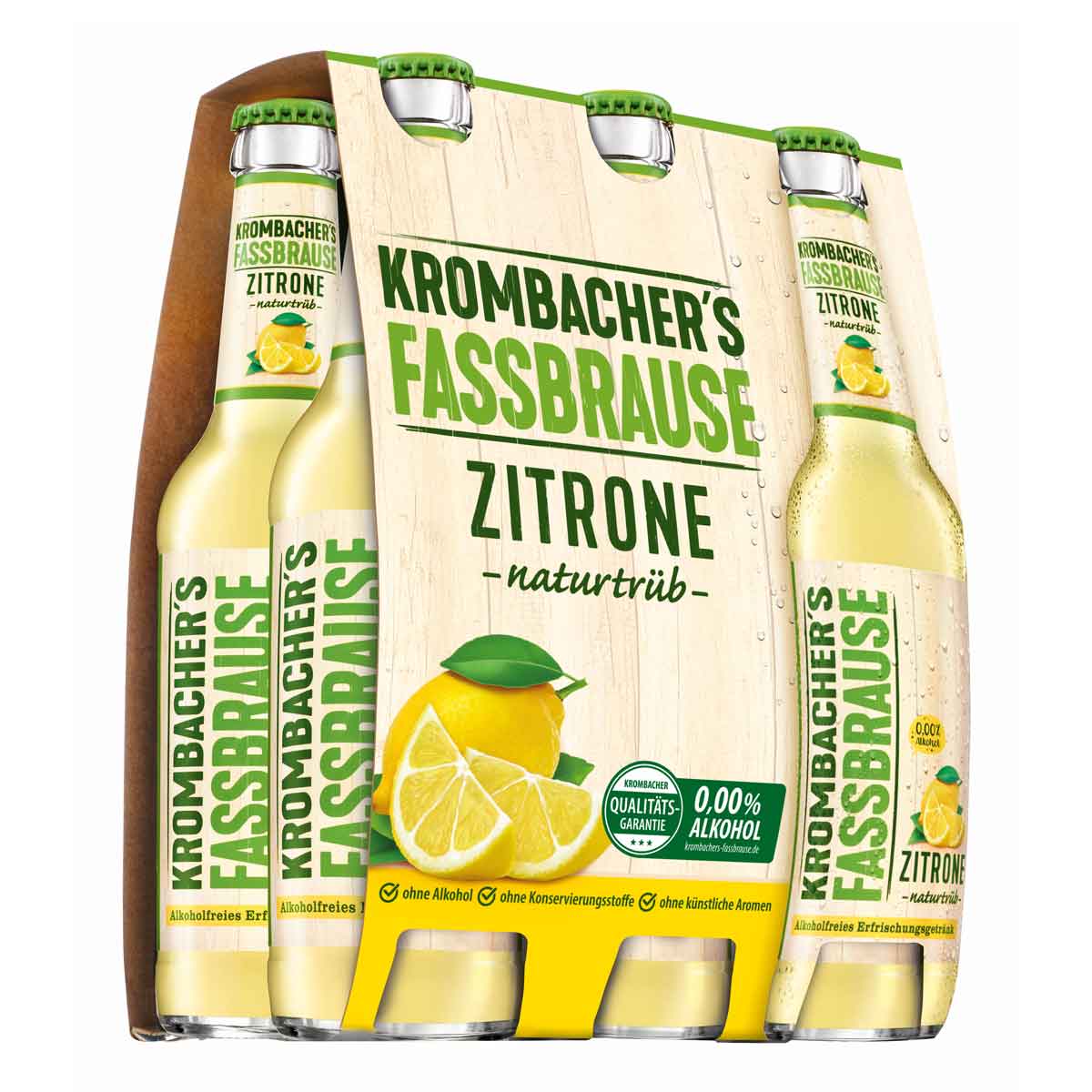 Krombacher-Fassbrause-Zitrone-naturtr_b-6x0_33-Ltr-Flaschen-2023-06-20-traeger Krombacher Fassbrause Zitrone -naturtrüb-