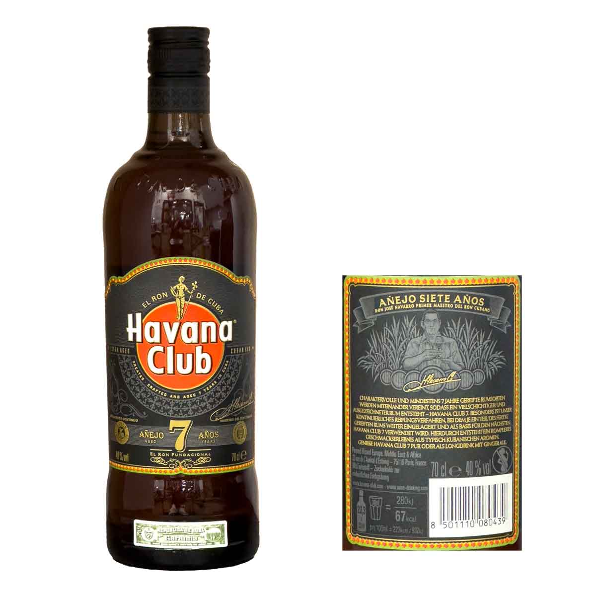 Havana Club 7 Jahre 40%