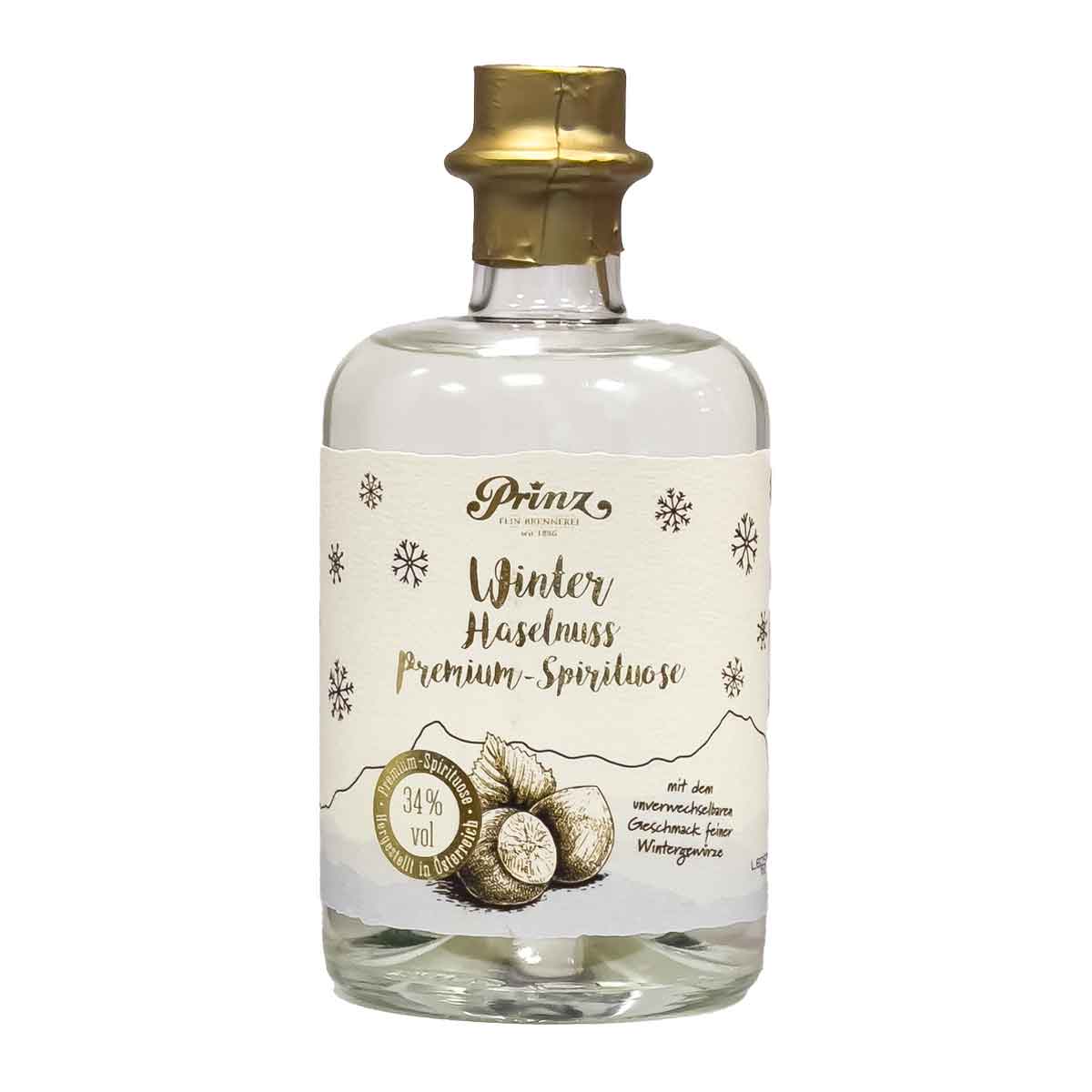 Prinz Winter Haselnuss Premium-Spirituose 34%