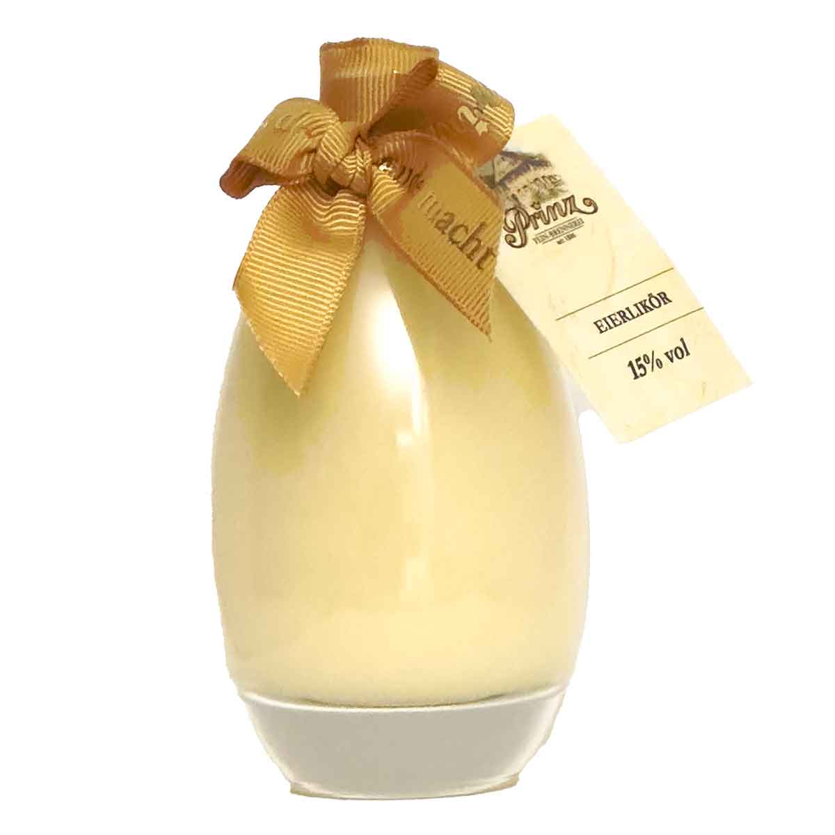 Prinz Eierlikör 15% (Oster-Eierflasche mit Likör)